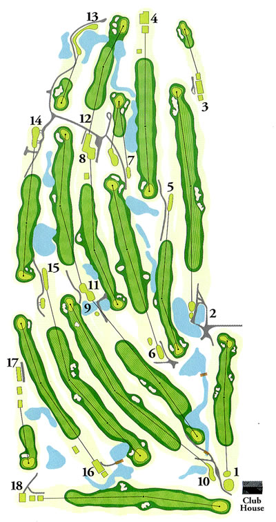 Layout Winnetka Golf Club